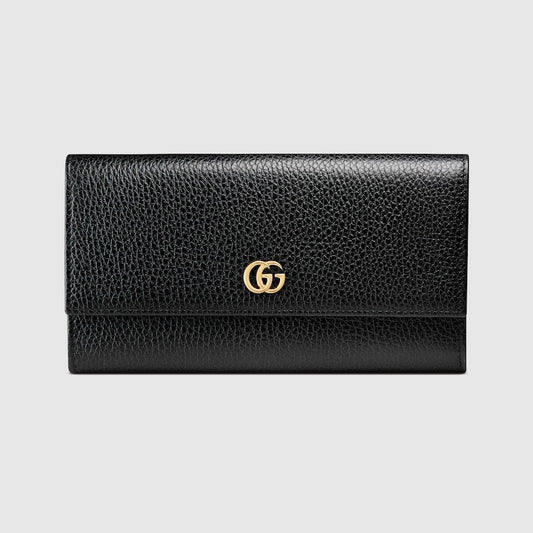 Gucci GG Marmont Black Long Wallet