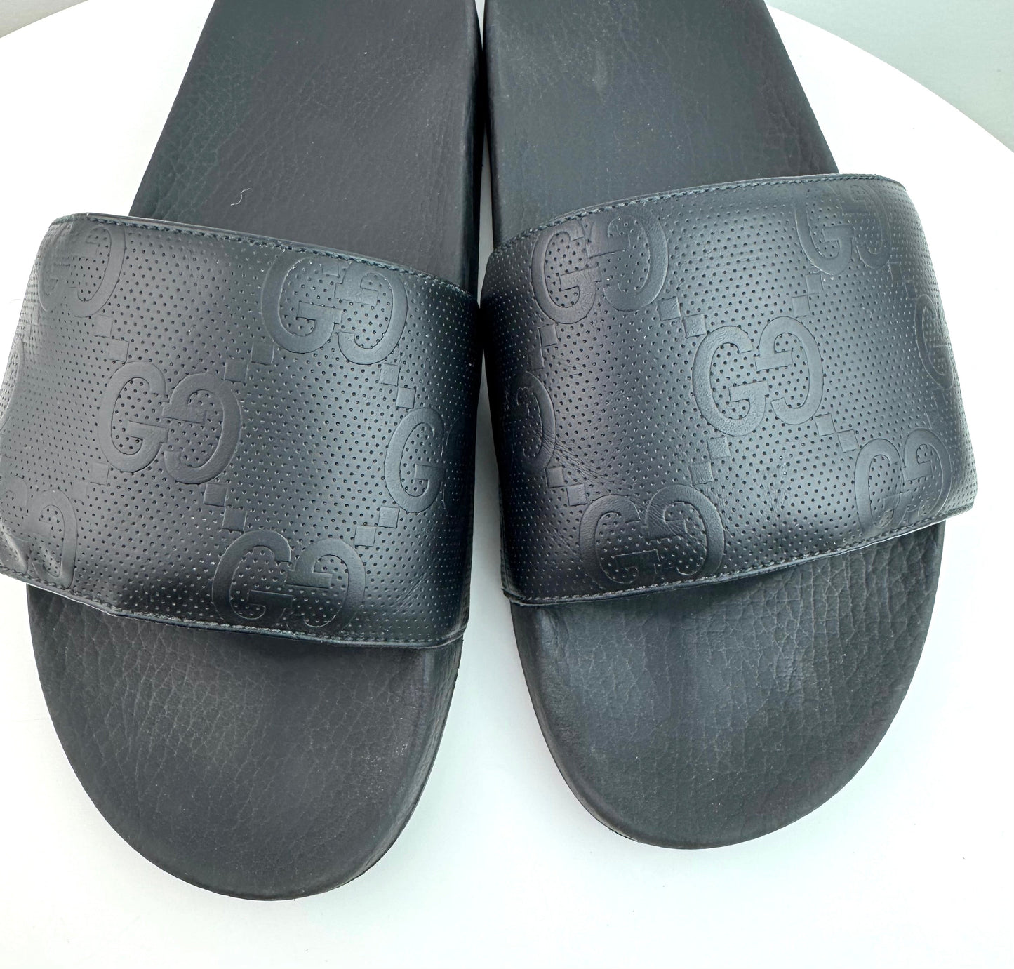 Gucci GG-embossed slides Men size 9