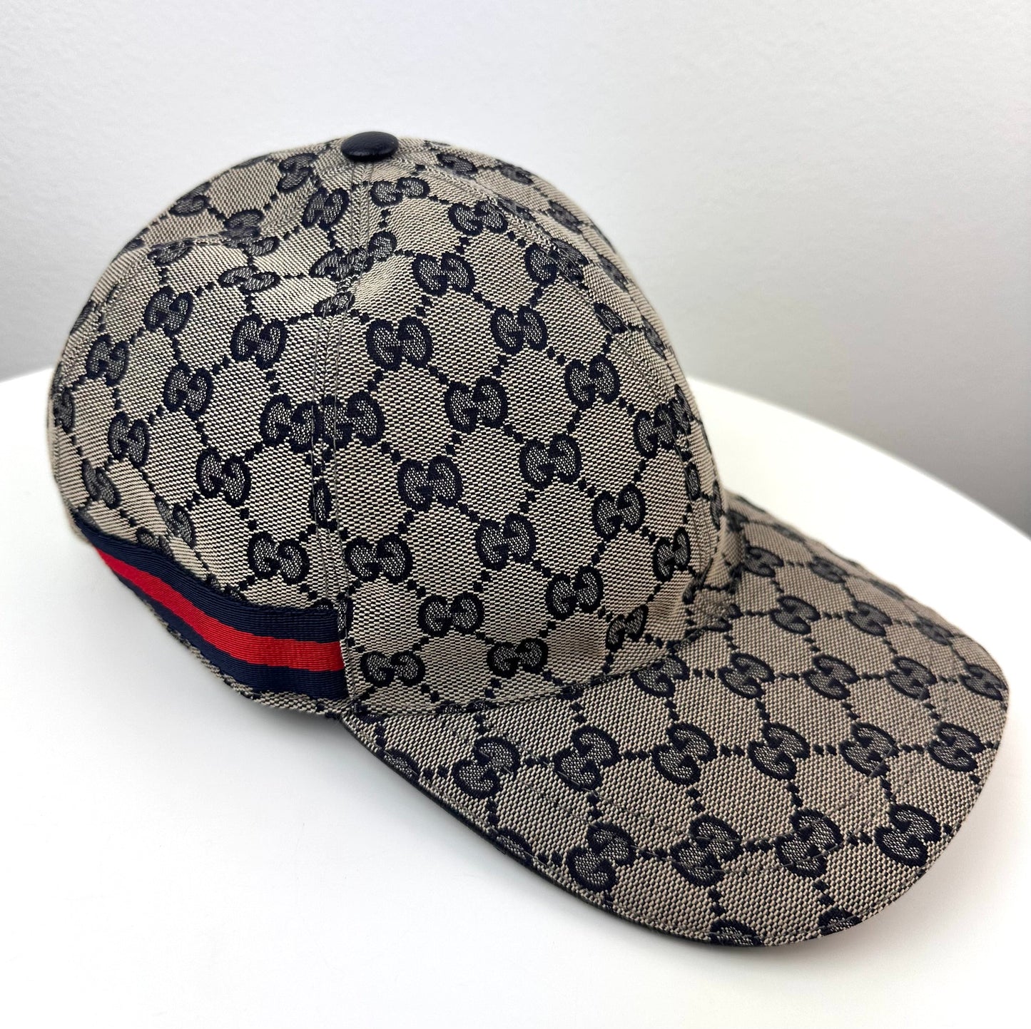 Gucci Original GG Canvas Baseball Cap with Web