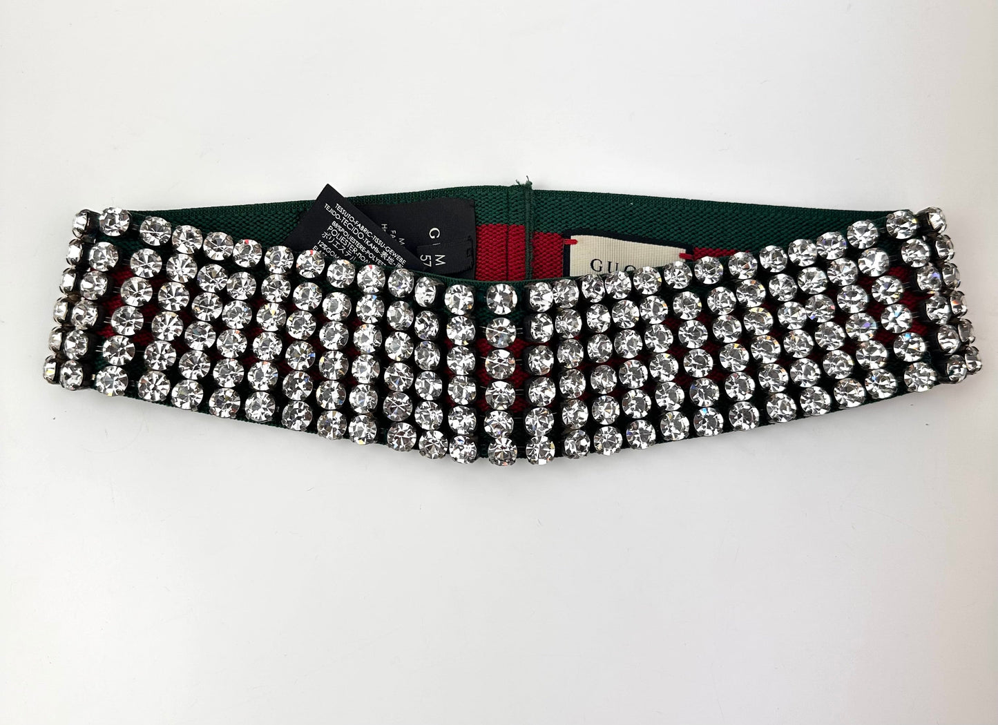 Gucci Web Gucci headband with crystals