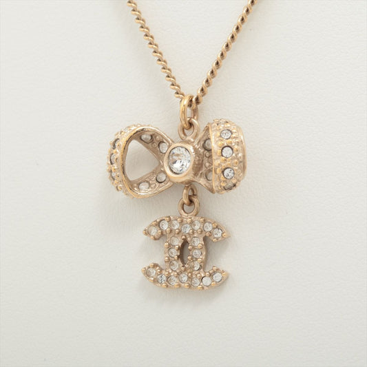 Chanel Coco Mark Ribbon Necklace B 16V