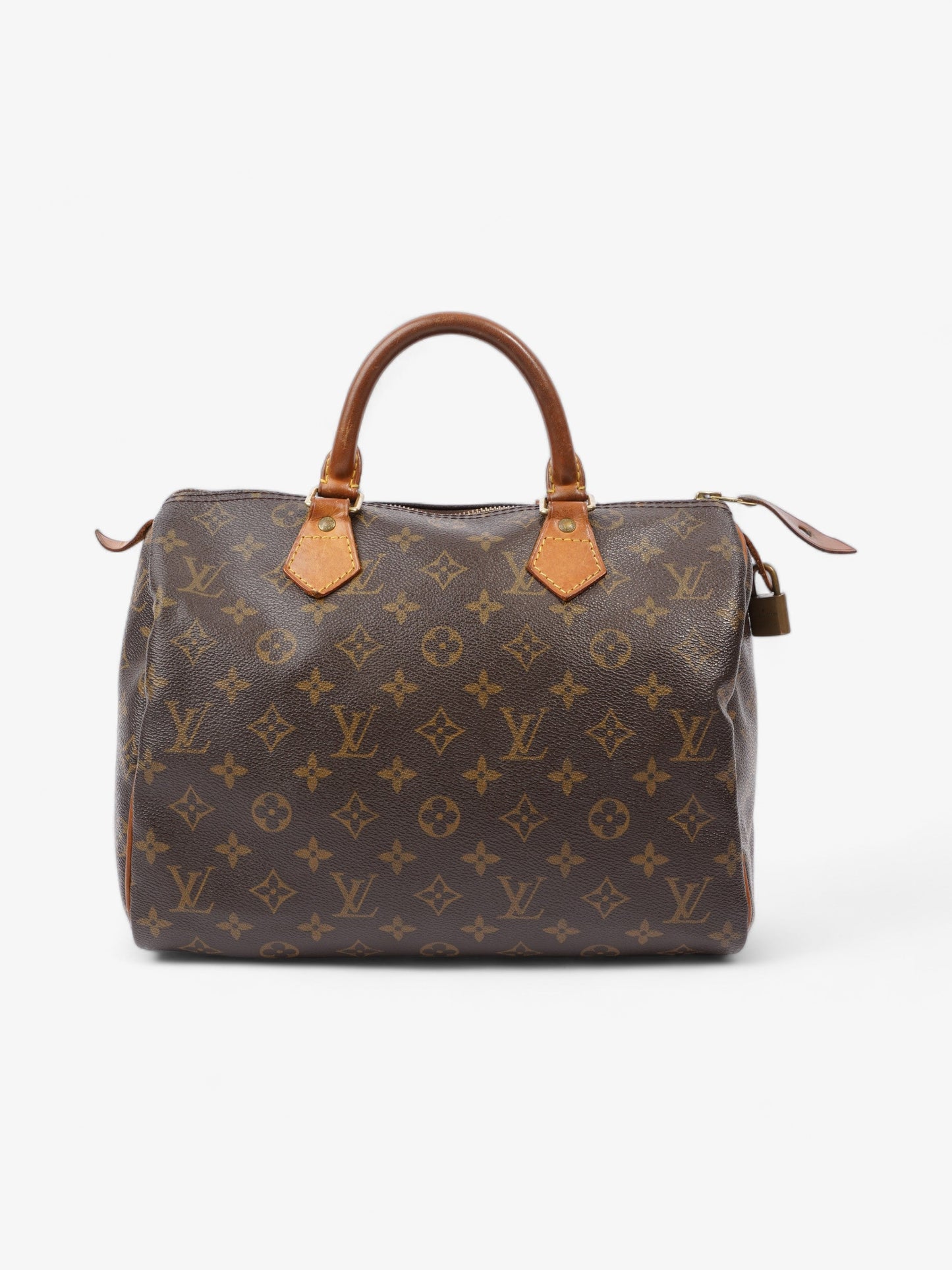 Louis Vuitton Speedy Brown / Monogram Coated Canvas 30
