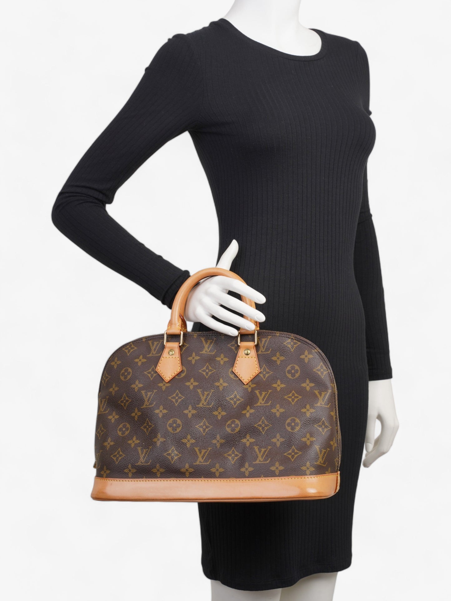 Louis Vuitton Alma Monogram Coated Canvas PM