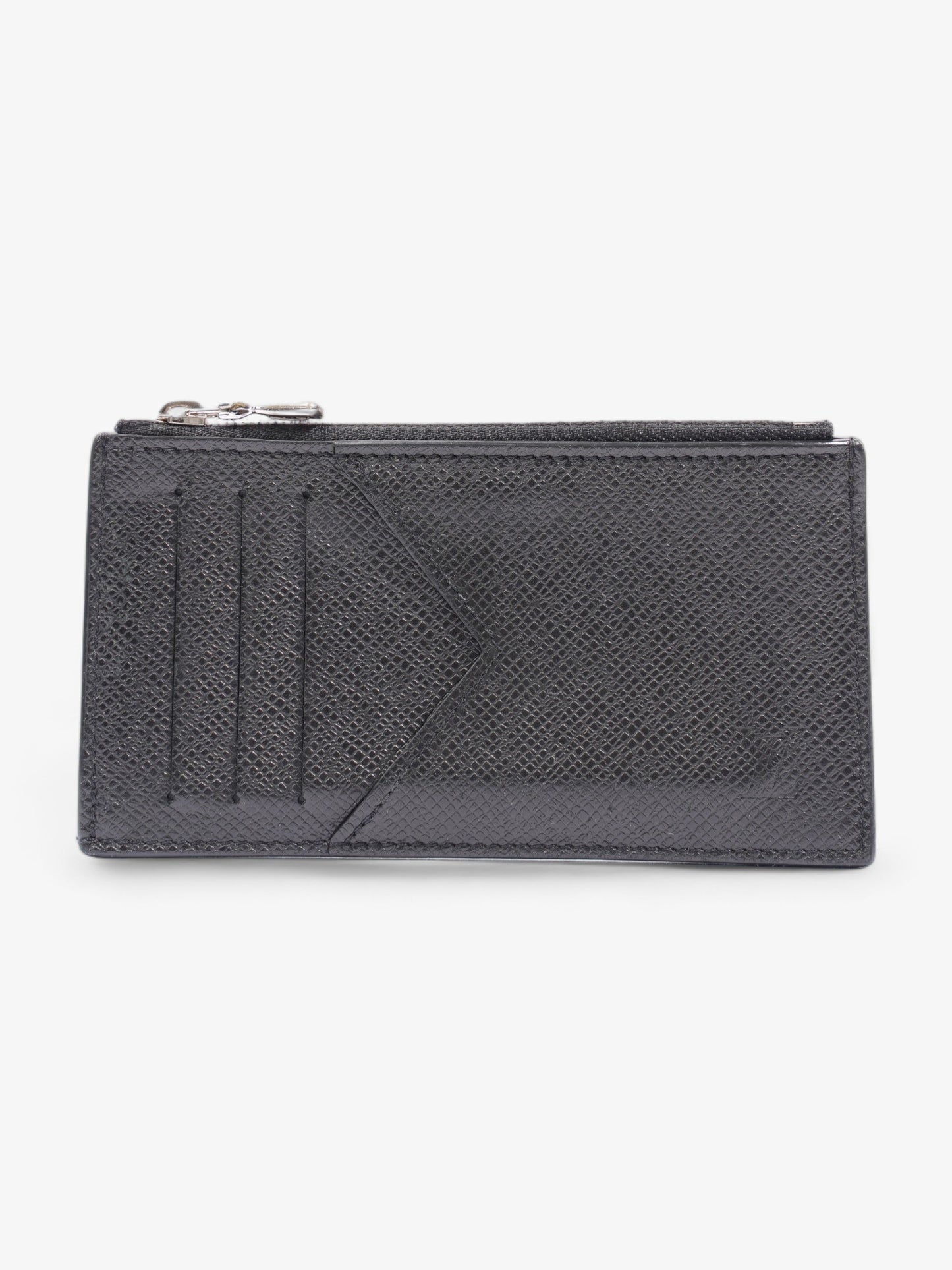 Louis Vuitton Card Holder Black Leather