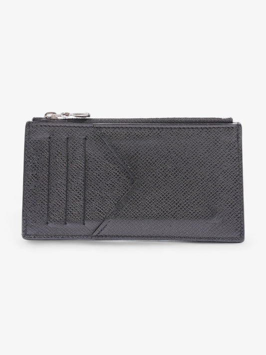 Louis Vuitton Card Holder Black Leather