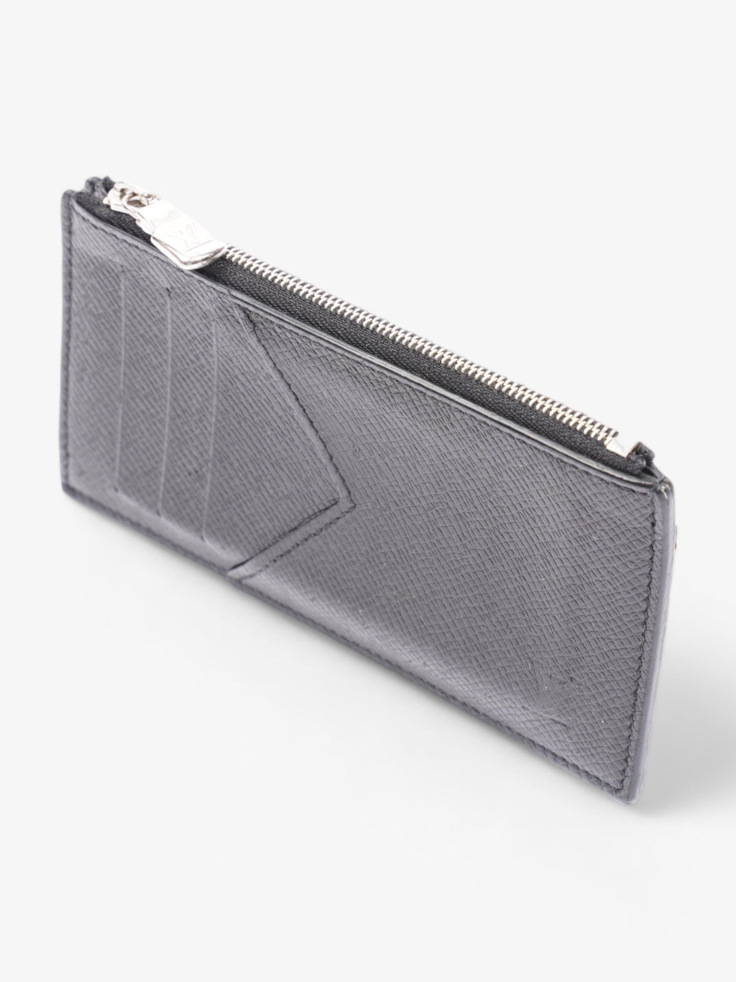 Louis Vuitton Card Holder Black Leather