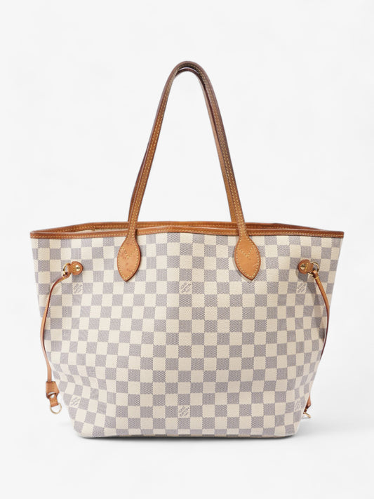Louis Vuitton Neverfull Damier Azur Coated Canvas MM