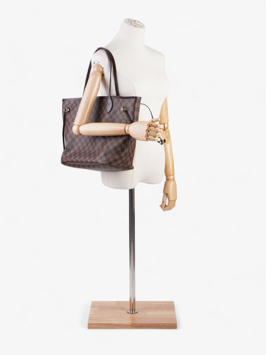 Louis Vuitton Neverfull MM Damier Ebene Coated Canvas