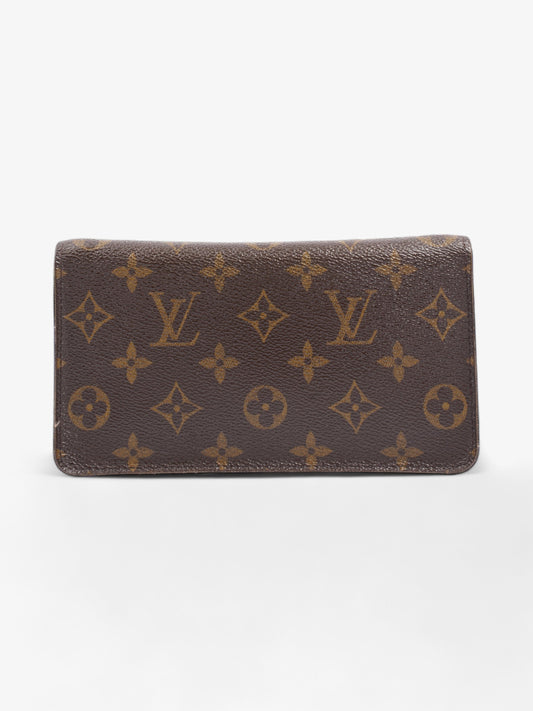 Louis Vuitton Zip Around Wallet Monogram Coated Canvas