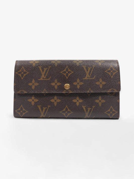Louis Vuitton Sarah Wallet Monogram Coated Canvas