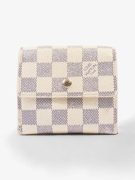 Louis Vuitton Compact Wallet Damier Azur Coated Canvas