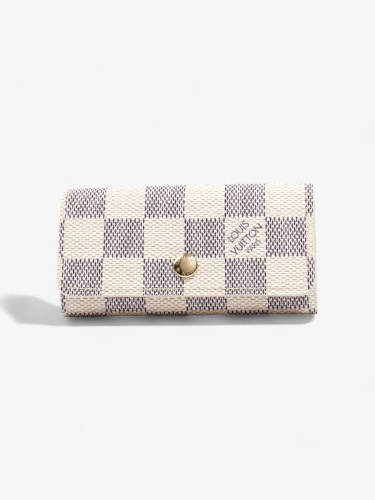 Louis Vuitton Multicles 4 Key Holder Damier Azur Coated Canvas