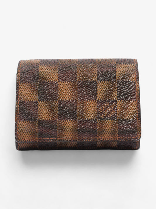 Louis Vuitton Carte De Visite Damier Ebene Coated Canvas