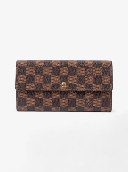 Louis Vuitton Portefeuille International Wallet Damier Ebene Coated Canvas