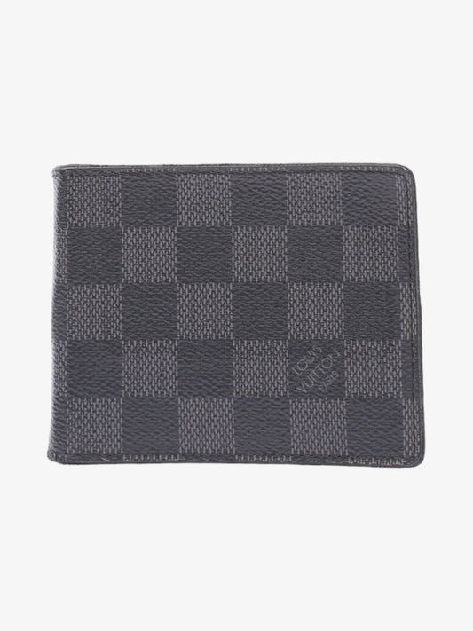 Louis Vuitton Porte Feuille Pans Damier Graphite Coated Canvas