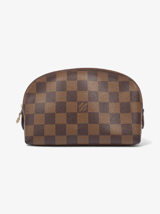 Louis Vuitton Cosmetic Pouch Damier Ebene Coated Canvas