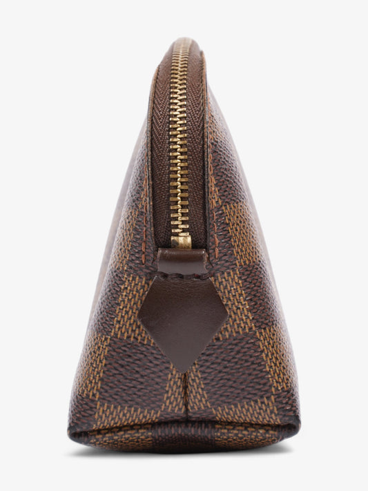 Louis Vuitton Cosmetic Pouch Damier Ebene Coated Canvas
