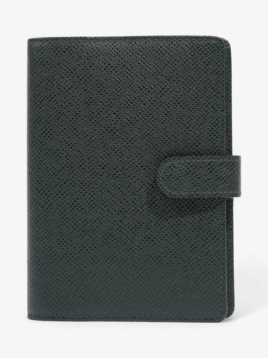 Louis Vuitton Agenda Cover Green Coated Canvas PM