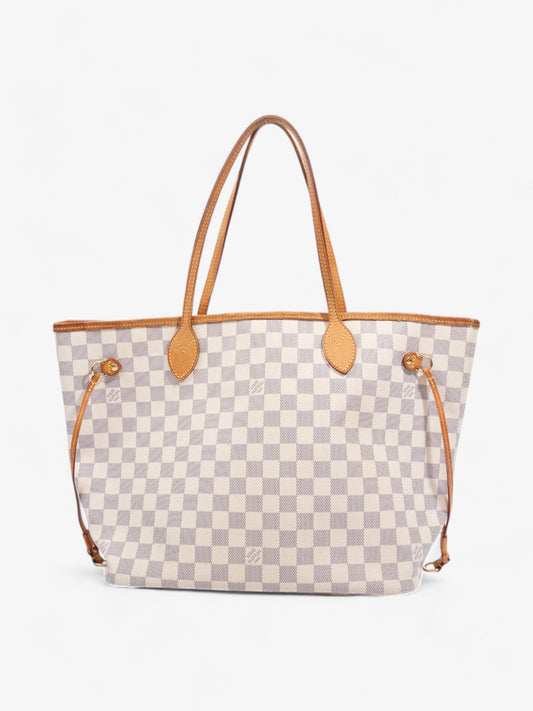 Louis Vuitton Neverfull Damier Azur Coated Canvas MM