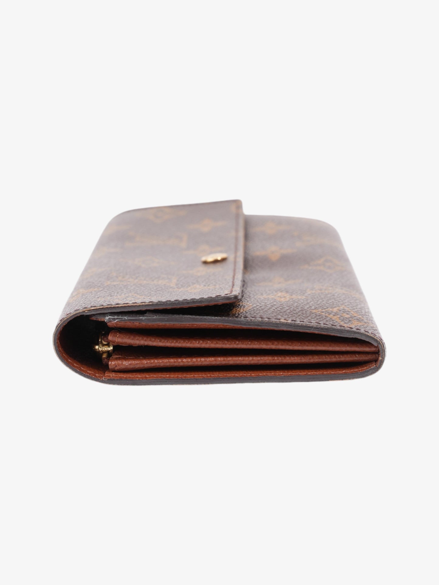 Louis Vuitton Pochette Porte Monecredit Monogram Coated Canvas