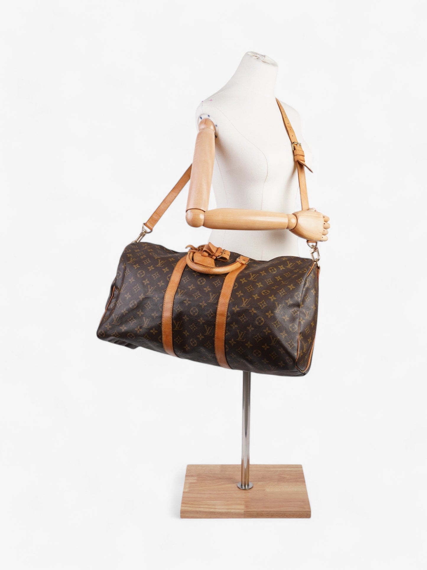 Louis Vuitton Keepall Bandouliere Monogram Coated Canvas 50