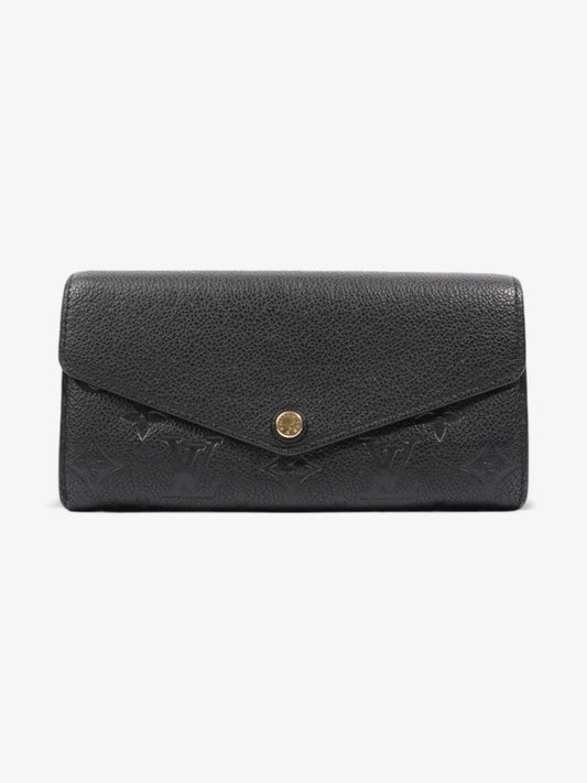 Louis Vuitton Sarah Wallet Black Empreinte Leather