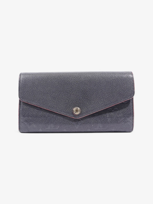 Louis Vuitton Sarah Wallet Black Empreinte Leather