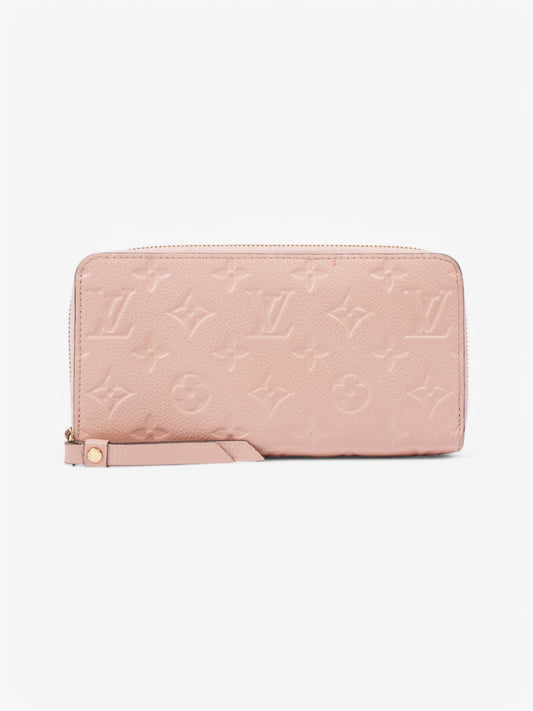 Louis Vuitton Zippy Wallet Rose Empreinte Leather