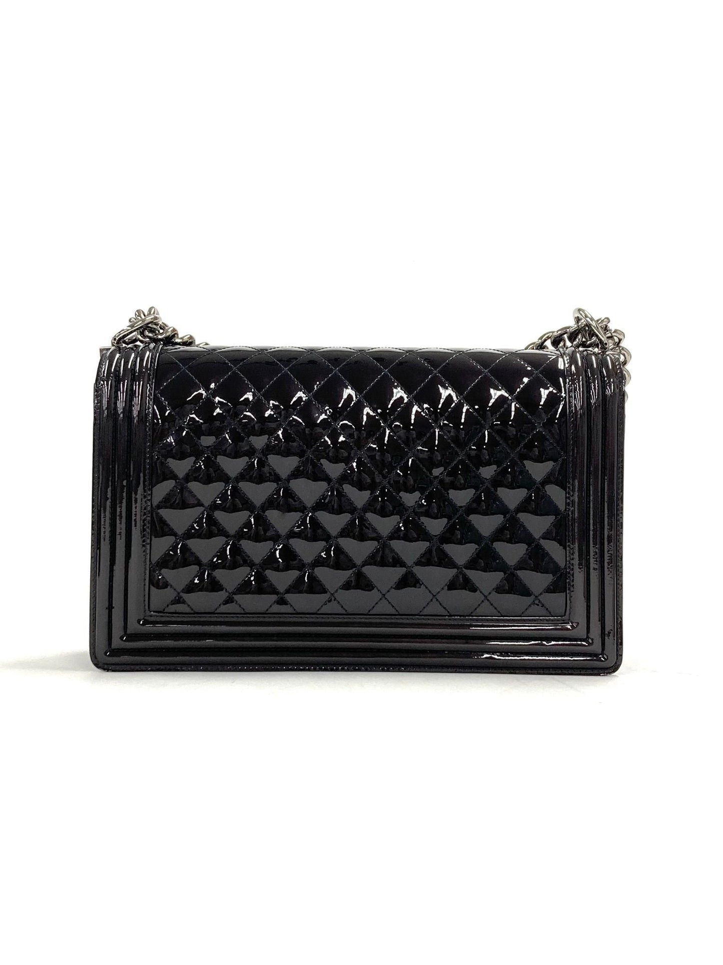 Chanel Medium Patent Boy Bag