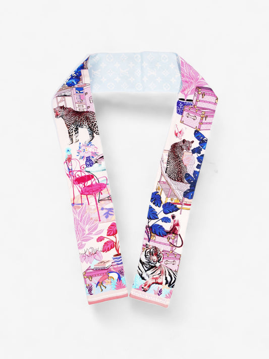 Louis Vuitton Animal Print Scarf Multicoloured Silk