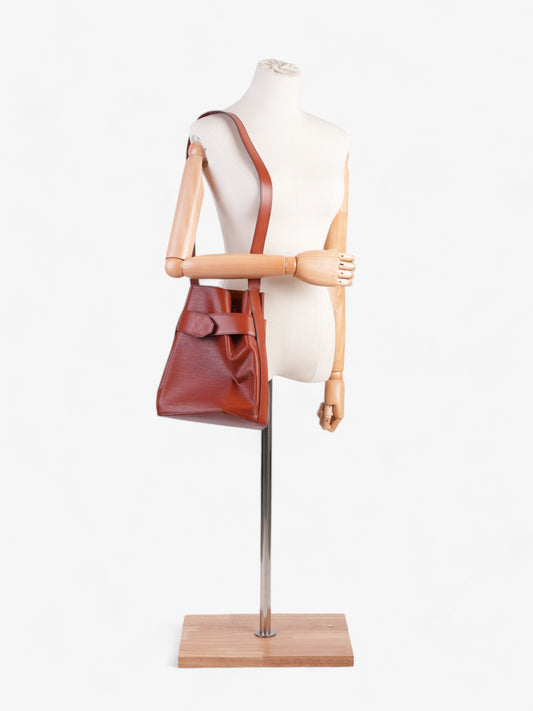 Louis Vuitton Sac D'epaule Rust Epi Leather