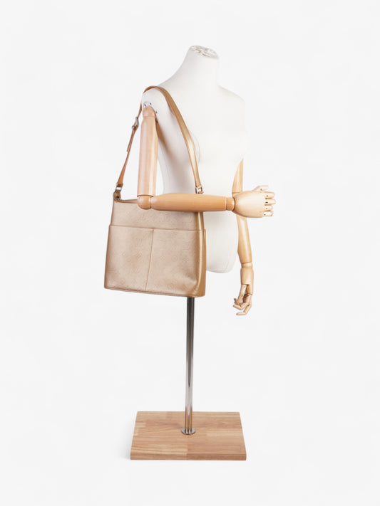 Louis Vuitton Matt Ambre Gold Embossed Leather One size