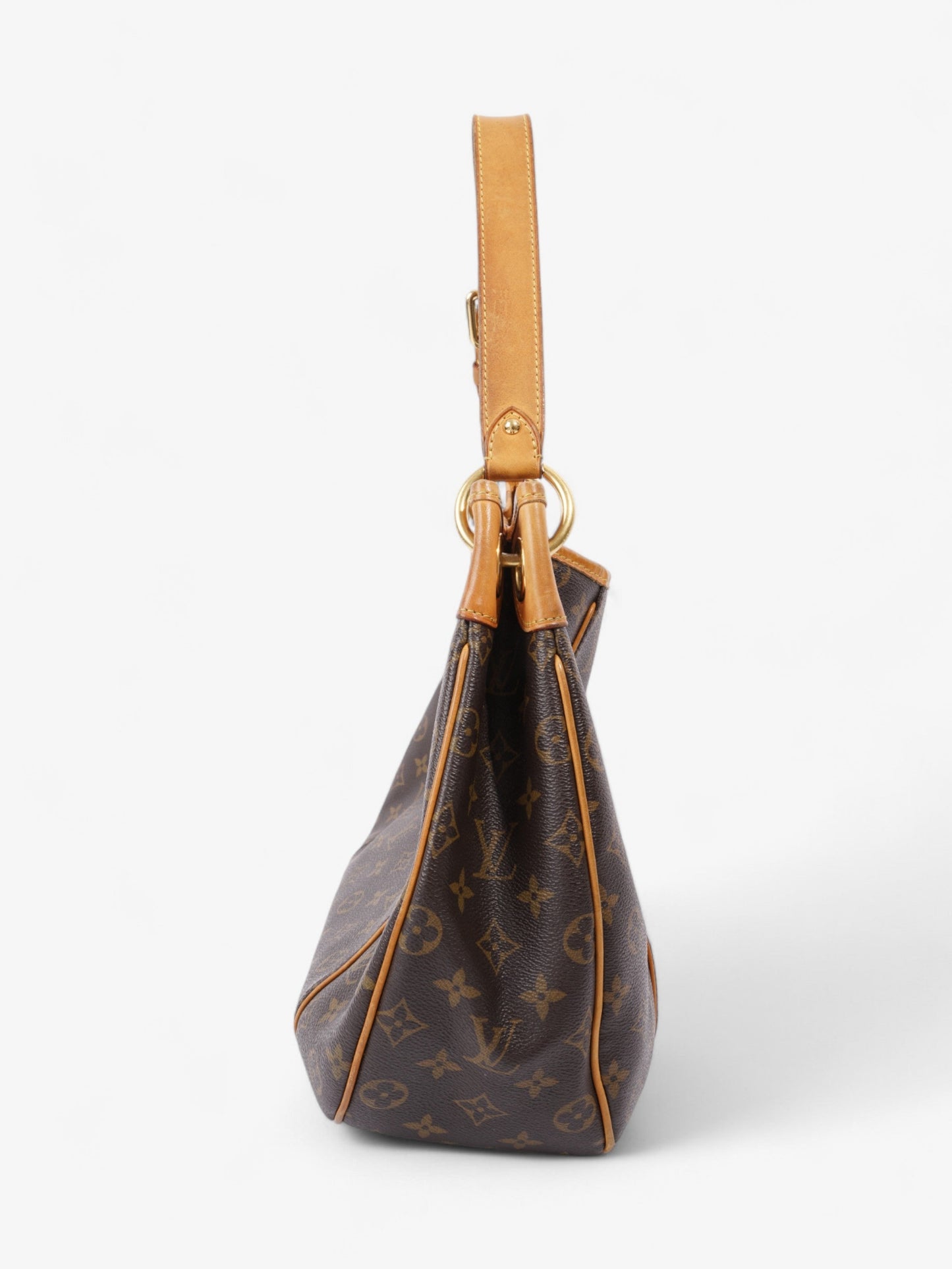 Louis Vuitton Galliera Monogram / Brown Coated Canvas PM