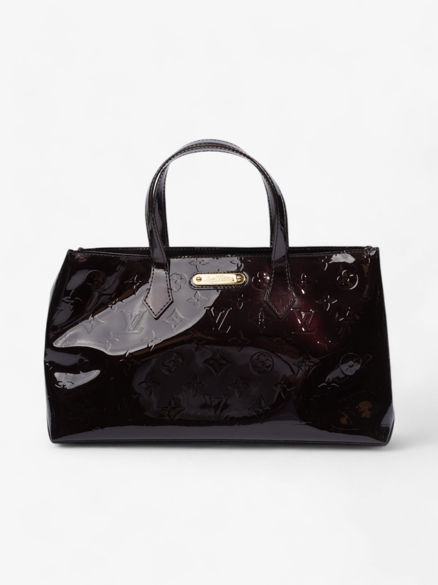 Louis Vuitton Wilshire Monogram Vernis / Burgundy Vernis Leather PM