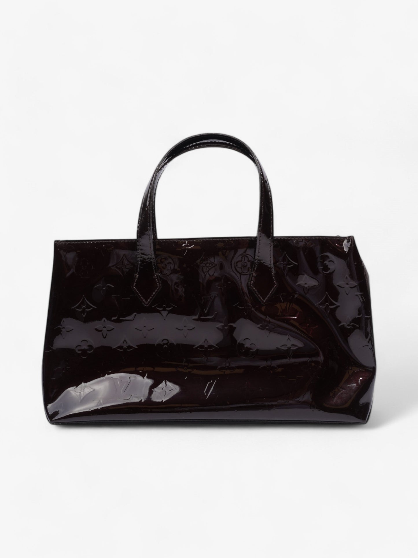 Louis Vuitton Wilshire Monogram Vernis / Burgundy Vernis Leather PM