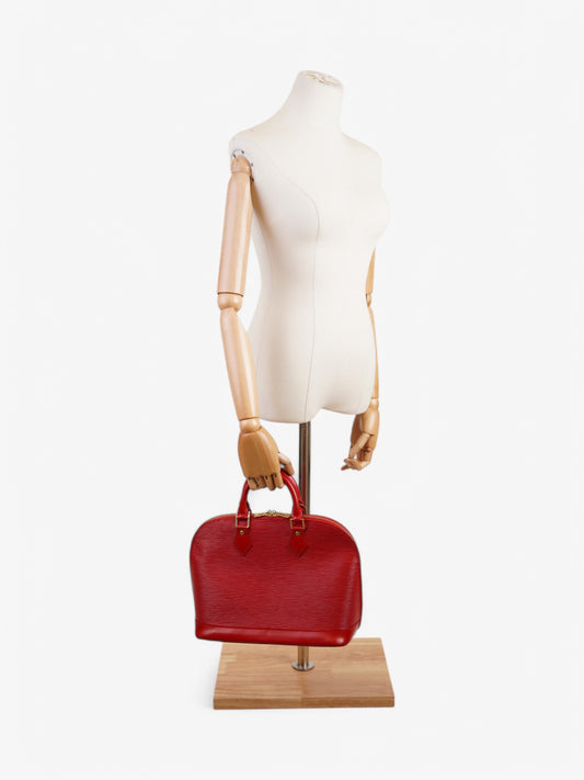 Louis Vuitton Alma Red Epi Leather PM