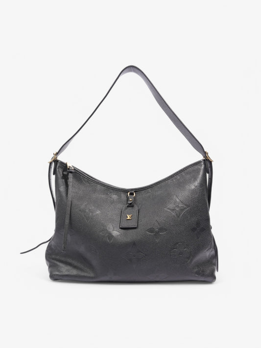 Louis Vuitton CarryAll Monogram Empreinte / Black Empreinte Leather MM
