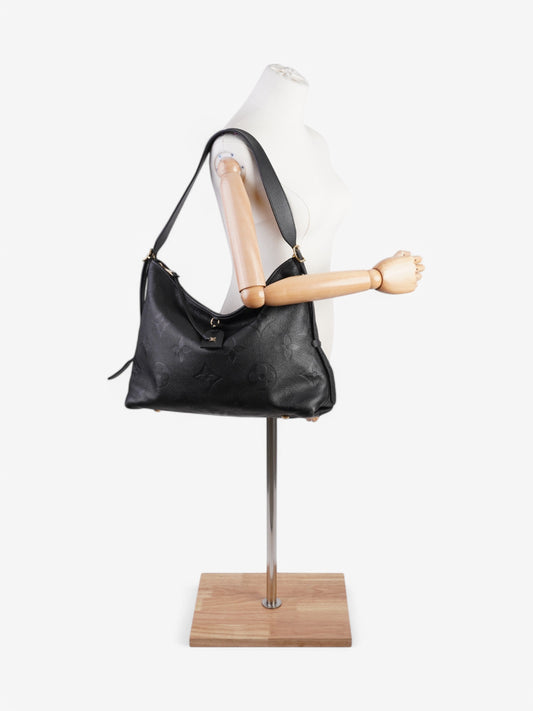 Louis Vuitton CarryAll Monogram Empreinte / Black Empreinte Leather MM
