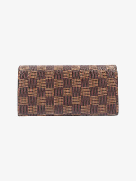 Louis Vuitton Emilie Damier Ebene Coated Canvas