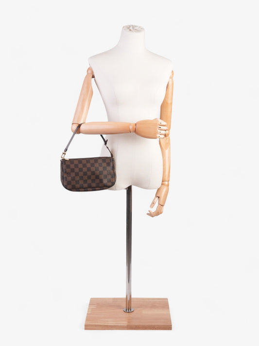 Louis Vuitton Pochette Accessoires Damier Ebene Coated Canvas