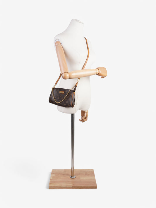 Louis Vuitton Eva Clutch Monogram Coated Canvas