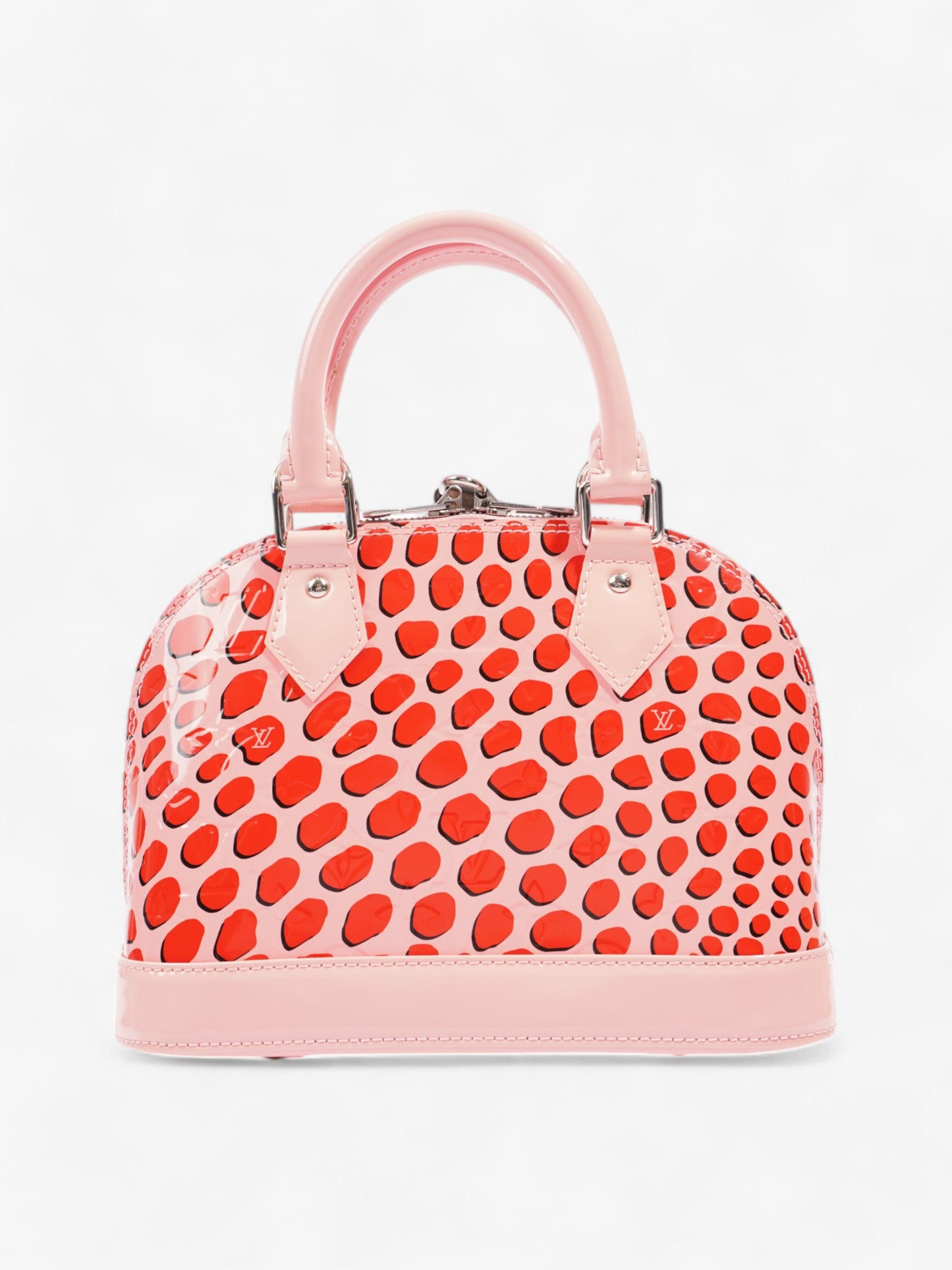 Louis Vuitton Alma Jungle Edition Pink / Red / Monogram Vernis Vernis Leather BB