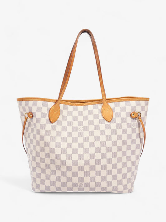 Louis Vuitton Neverfull Damier Azur Coated Canvas MM