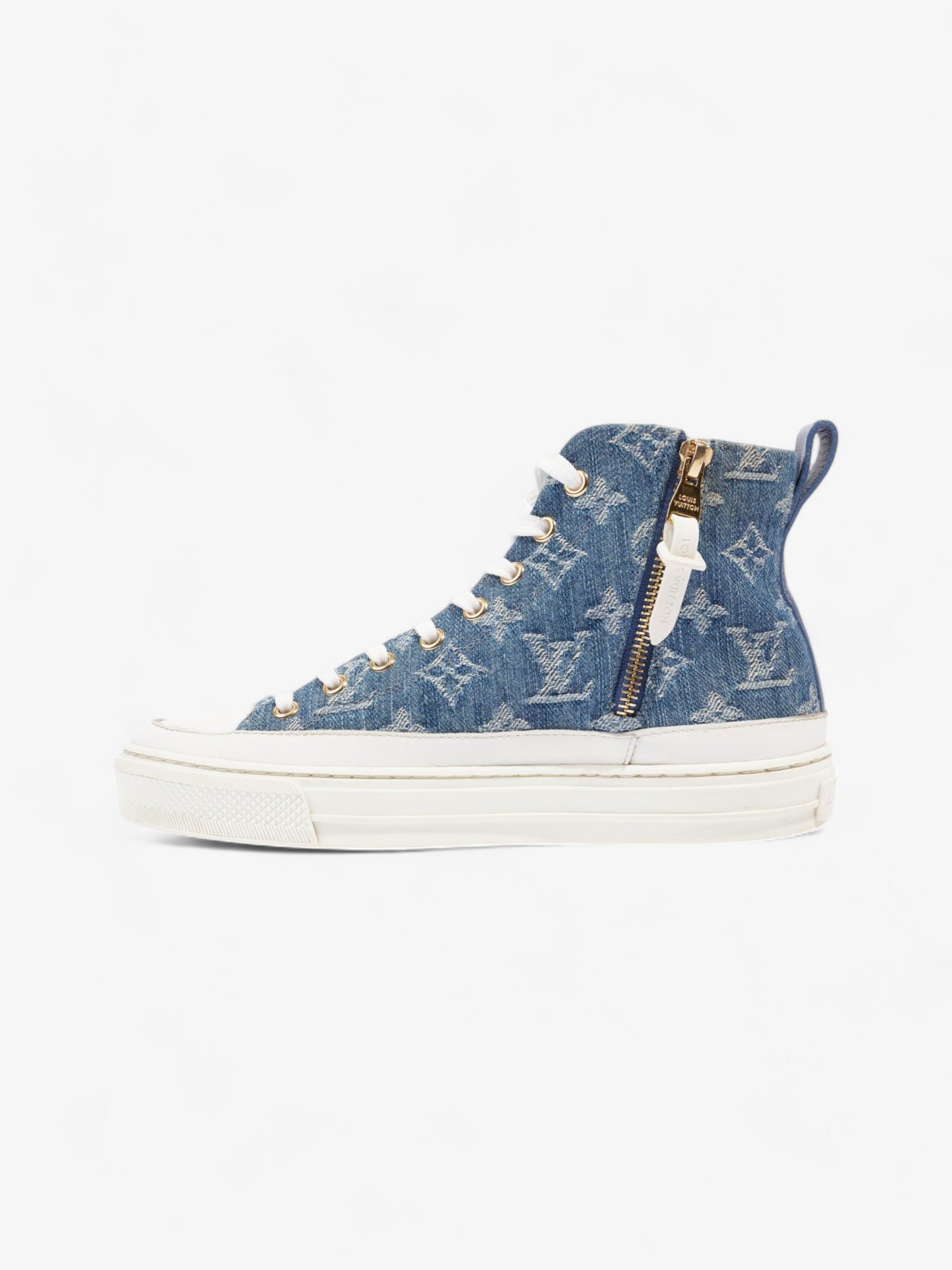 Louis Vuitton Stellar High Top Blue / White Denim EU 36 UK 3