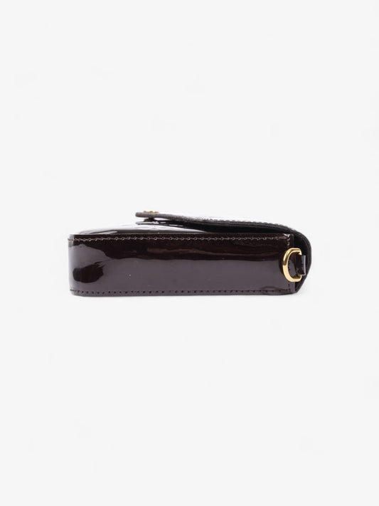 Louis Vuitton Pochette Felicie Monogram Vernis / Brown Vernis Leather