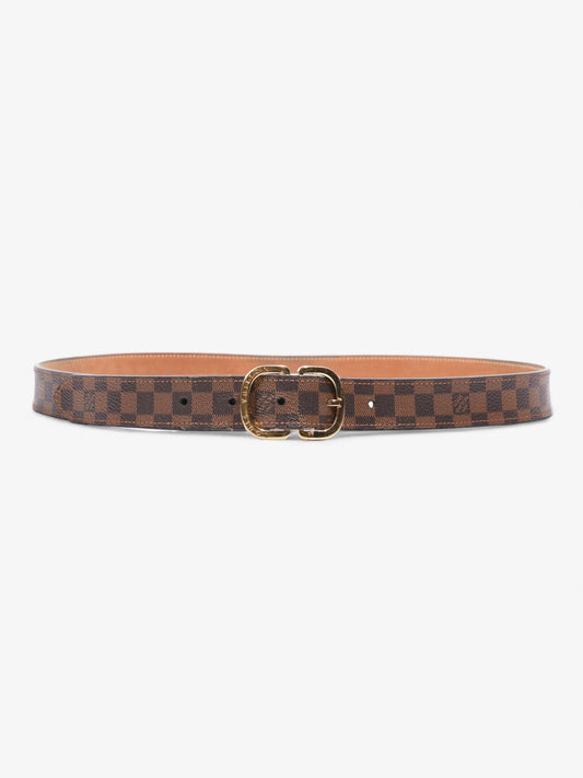 Louis Vuitton Trunk Buckle Mini Belt Damier Ebene Coated Canvas 80cm 32"