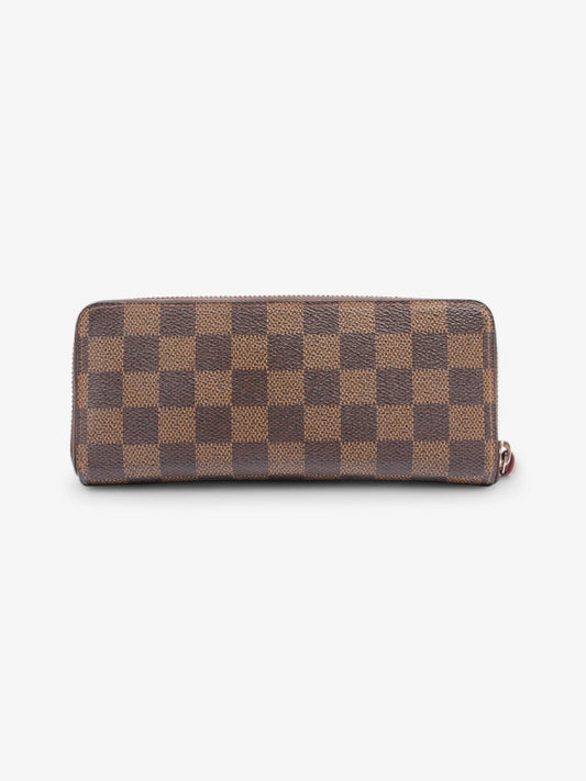 Louis Vuitton Clemence Wallet Damier Ebene Coated Canvas