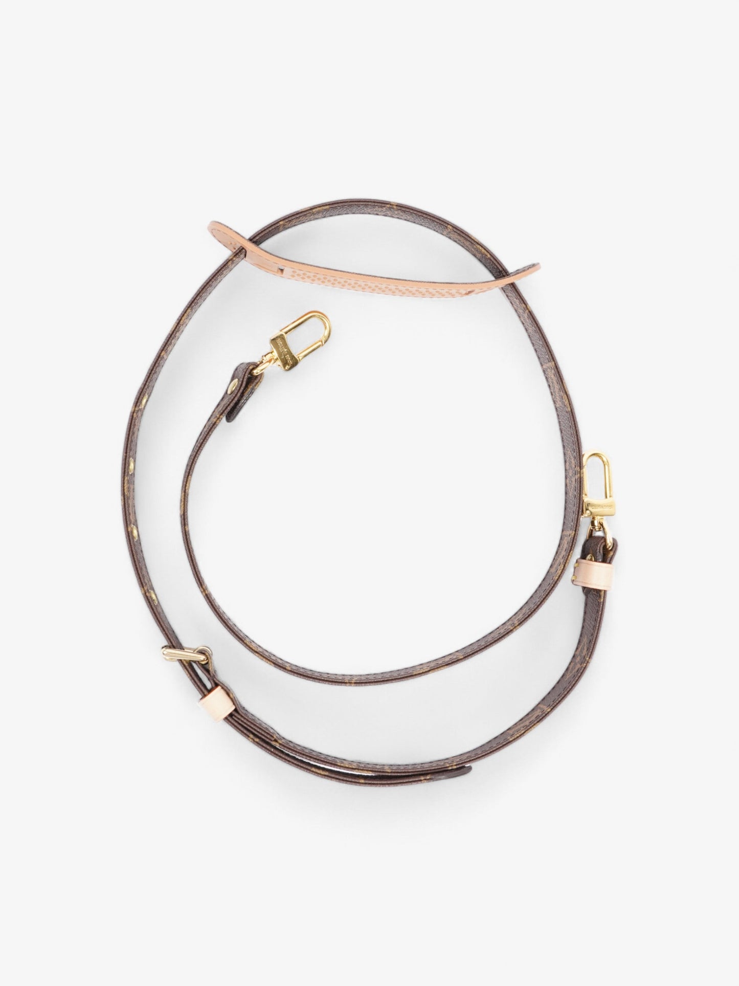 Louis Vuitton Bandoulière Bag Strap Monogram / Gold Coated Canvas