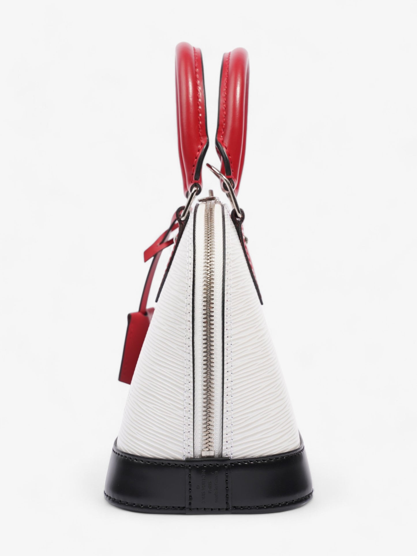 Louis Vuitton Alma BB White / Red / Black Epi Leather