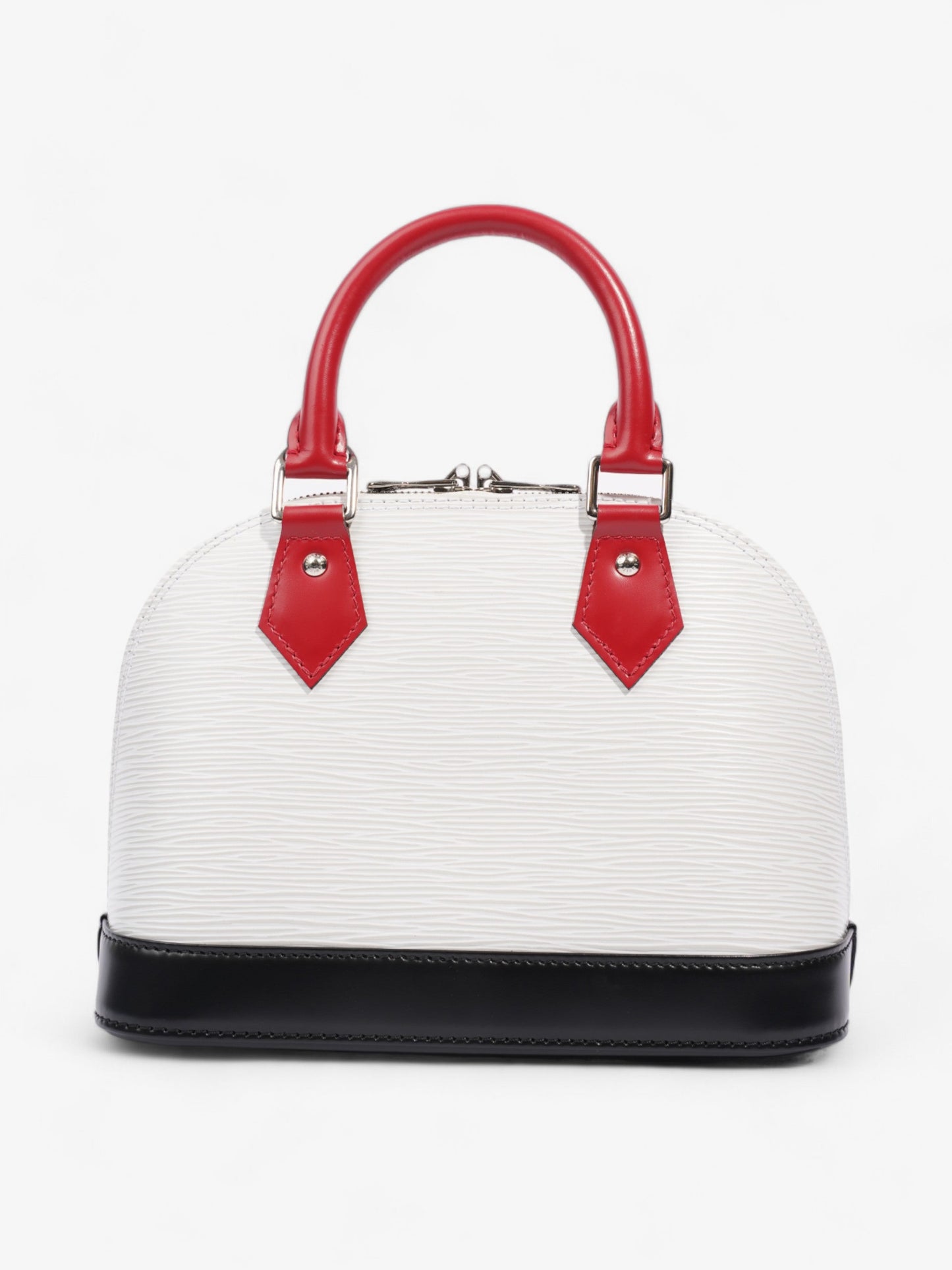 Louis Vuitton Alma BB White / Red / Black Epi Leather